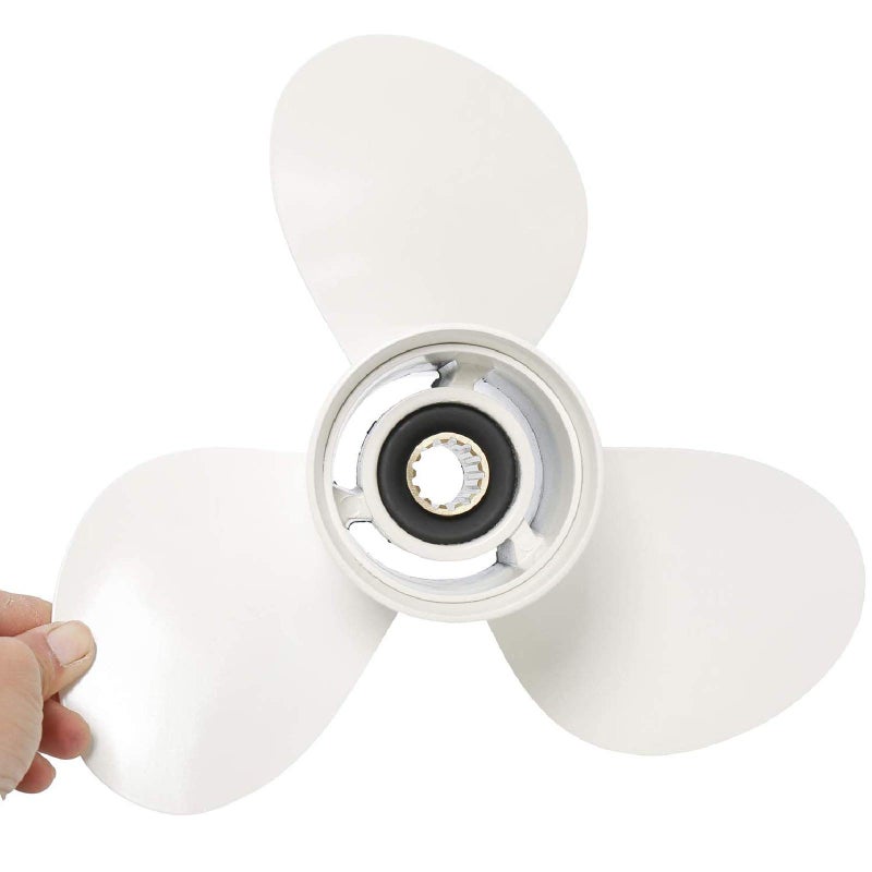 NovelBee 11 5/8x11-G Aluminum Alloy Propeller for Yamaha 40-50HP Outboard Engine - Image 1